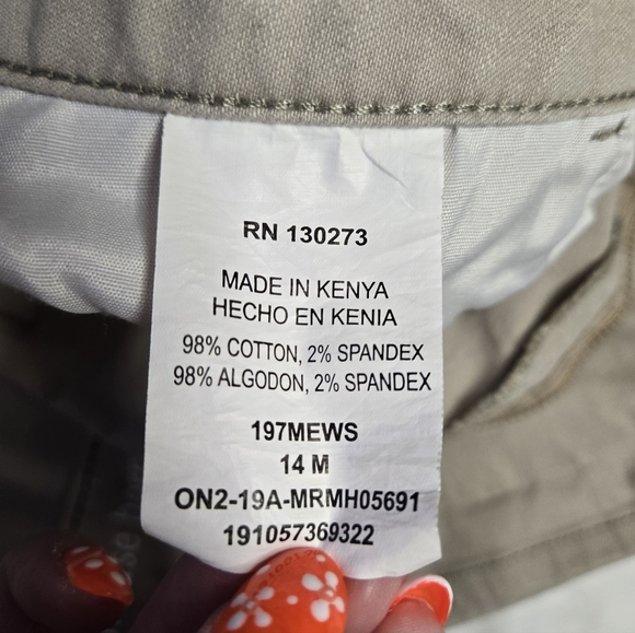 ✨ Lee Riders Midrise Bermuda Shorts – Women's Size 14 – Neutral Khaki ✨ - Picture 4 of 6